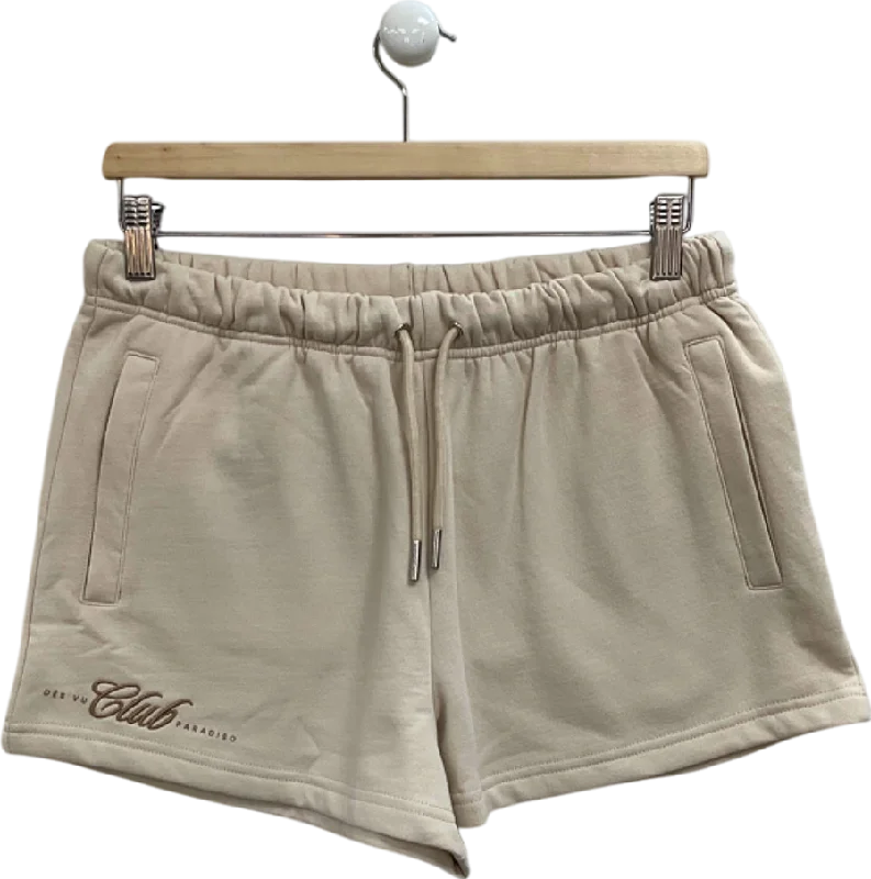 One Day Only – Huge Savings!Des Vu Beige Club Paradiso Shorts UK S