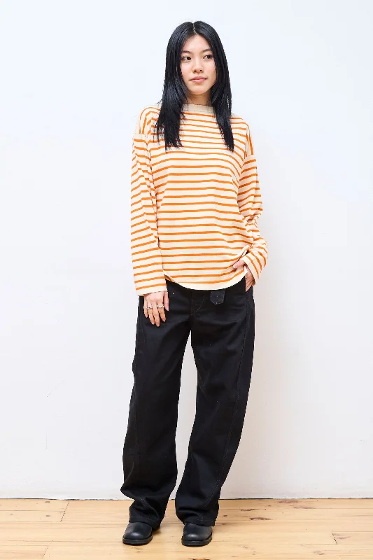 Shop Now and Save!Boatsman Raw Cotton/Orange Stripe