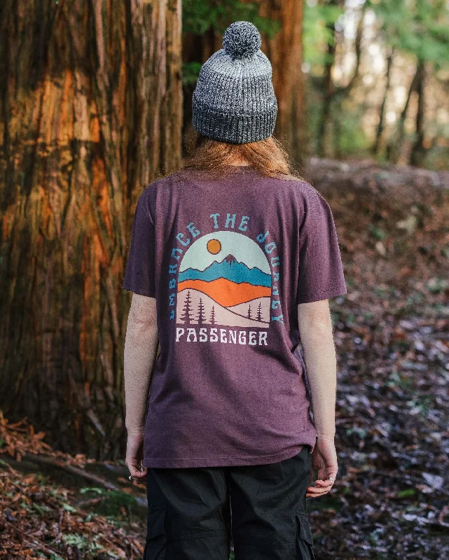 New Discounts Just Dropped!Outlook Recycled Cotton Oversized T-Shirt - Deep Plum