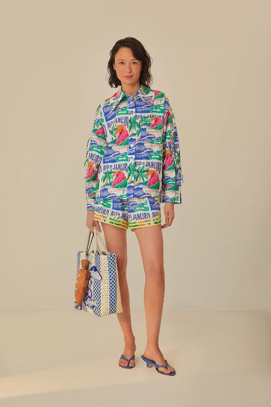 Find Your Perfect Deal Today!Off-White Carioca Posters Shorts