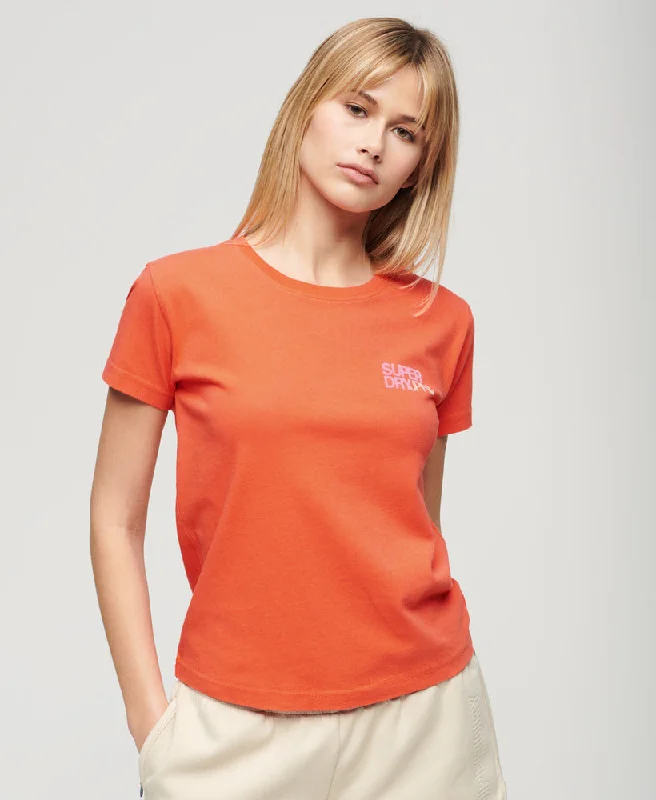Massive Price Cuts!Sportswear Logo Fitted T-Shirt | Hot Coral