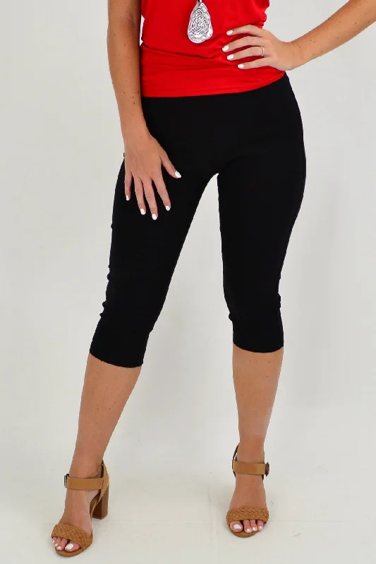 Sale Alert – Get Ready to Shop!Black Crop Cotton Pants