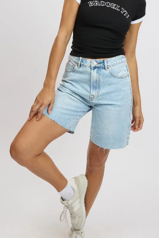Exclusive Savings This Week!Denim Jorts Mid Rise