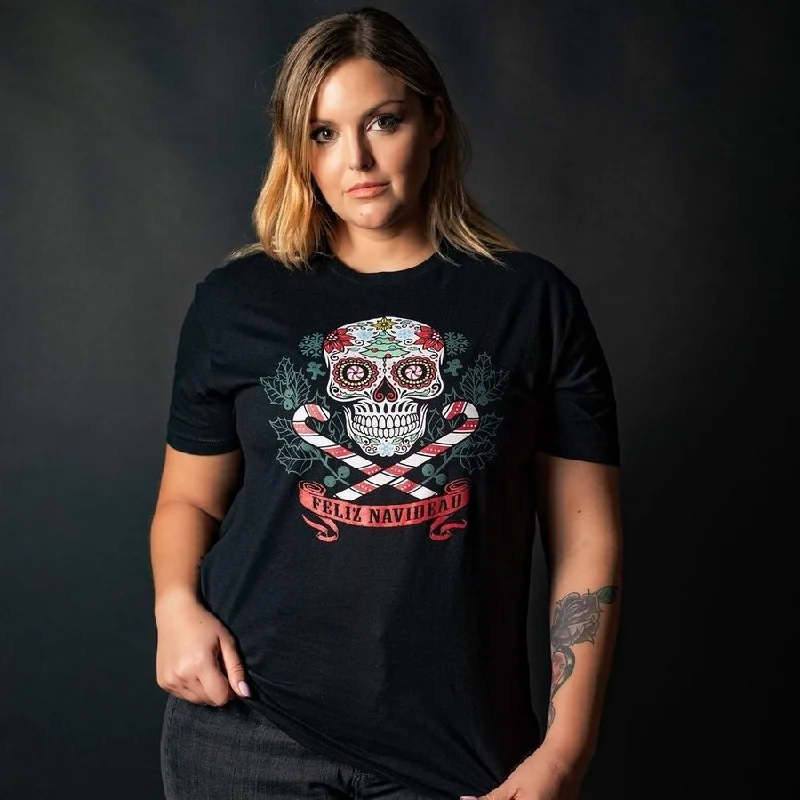 Don’t Wait – Deals Won’t Last!Women's Feliz Navidead Boyfriend Fit T-Shirt - Black