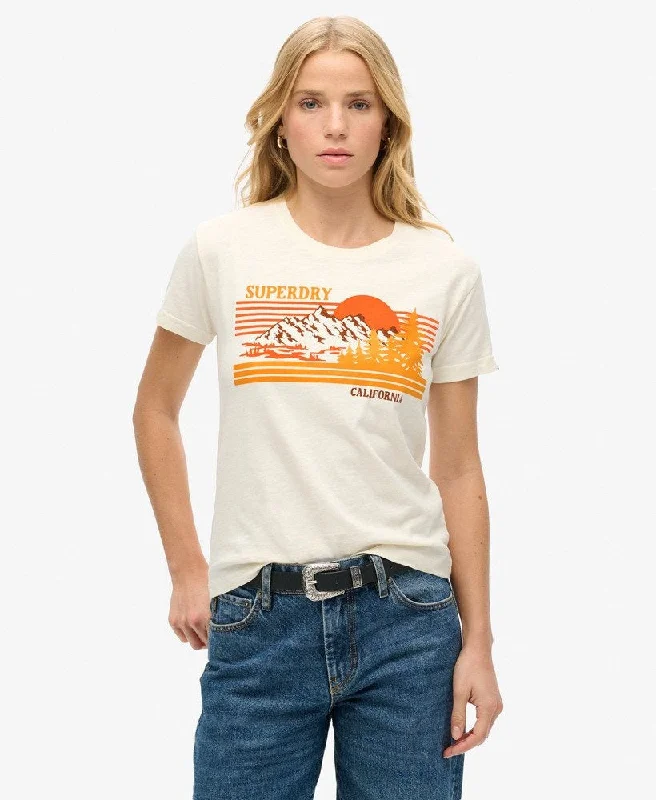 Bigger Savings, Better Shopping!Outdoor Stripe Fitted Tshirt | Riff White