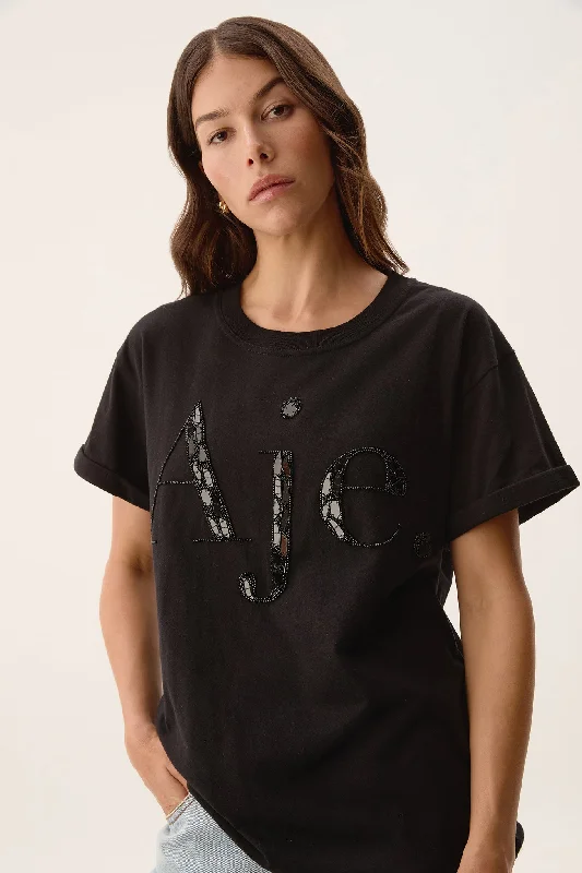 Price Drop Alert!Glider Embellished Logo Tee