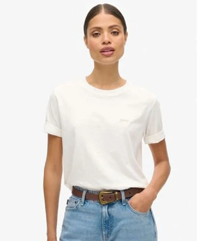 Upgrade for Less!Essential Logo Slub Tee | Off White