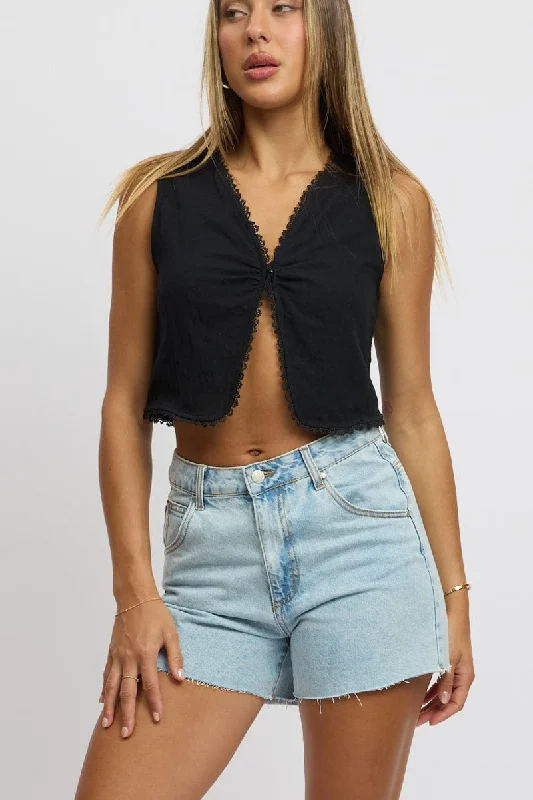 Save Money, Shop Happy!Denim Mom Short High rise