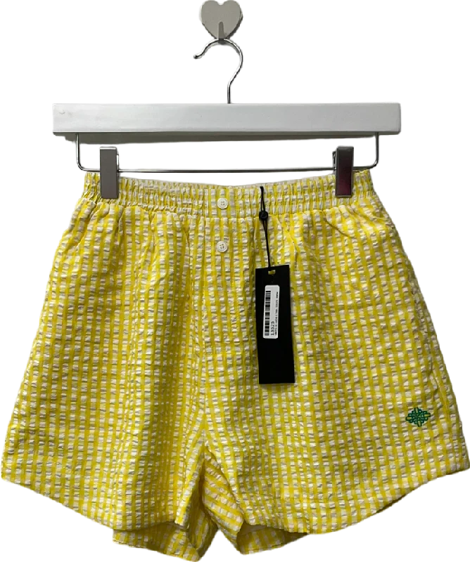 Exclusive Deals Just for You!The Couture Club Yellow Gingham Shorts UK 8