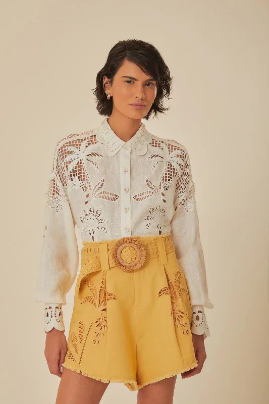 Amazing Prices You Can’t Resist!Banana Tree Euroflax™ Premium Linen Belted Shorts