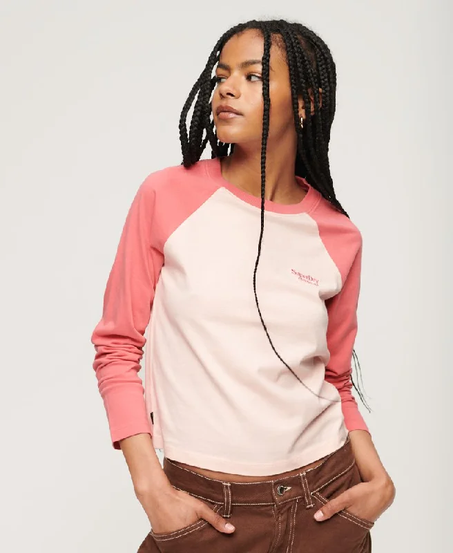 Instant Savings Await!Essential Logo Baseball Top | Strawb Cream Pink/Camping Pink