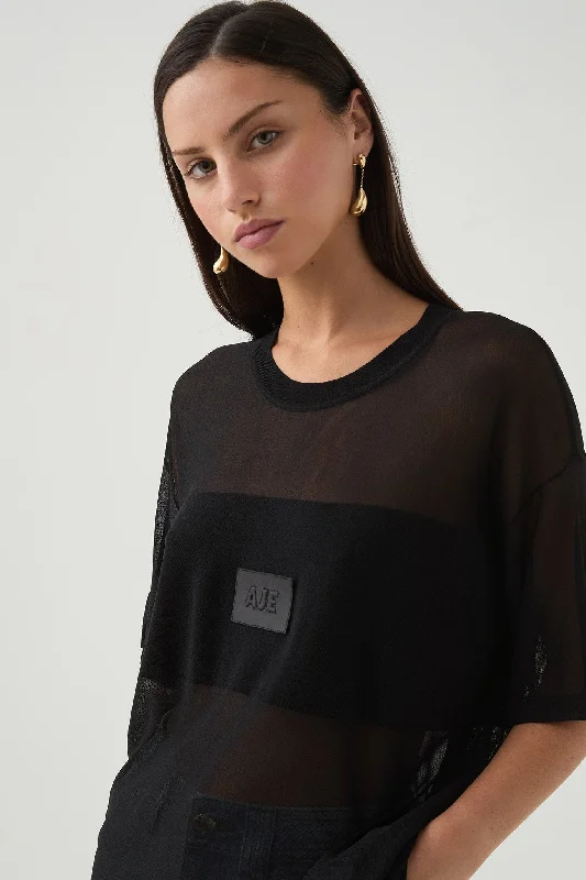 Time to Snag a Bargain!Noir Logo Knit Tee