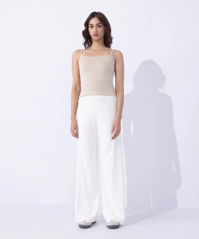 Grab Yours Before It’s Too Late!Wide Leg Jersey Trousers