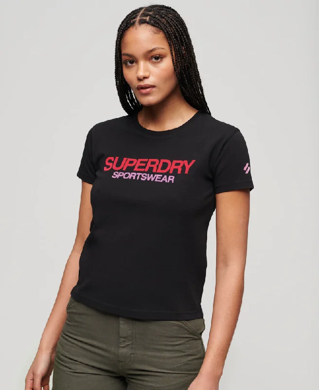 More Discounts, More Joy!Sportswear Logo Fitted T-Shirt | Black