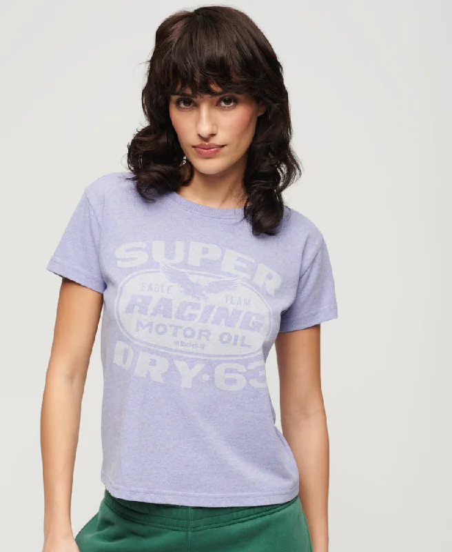 Only a Few Left – Order Now!Acrhive Kiss Printed T-Shirt | Violet Marle
