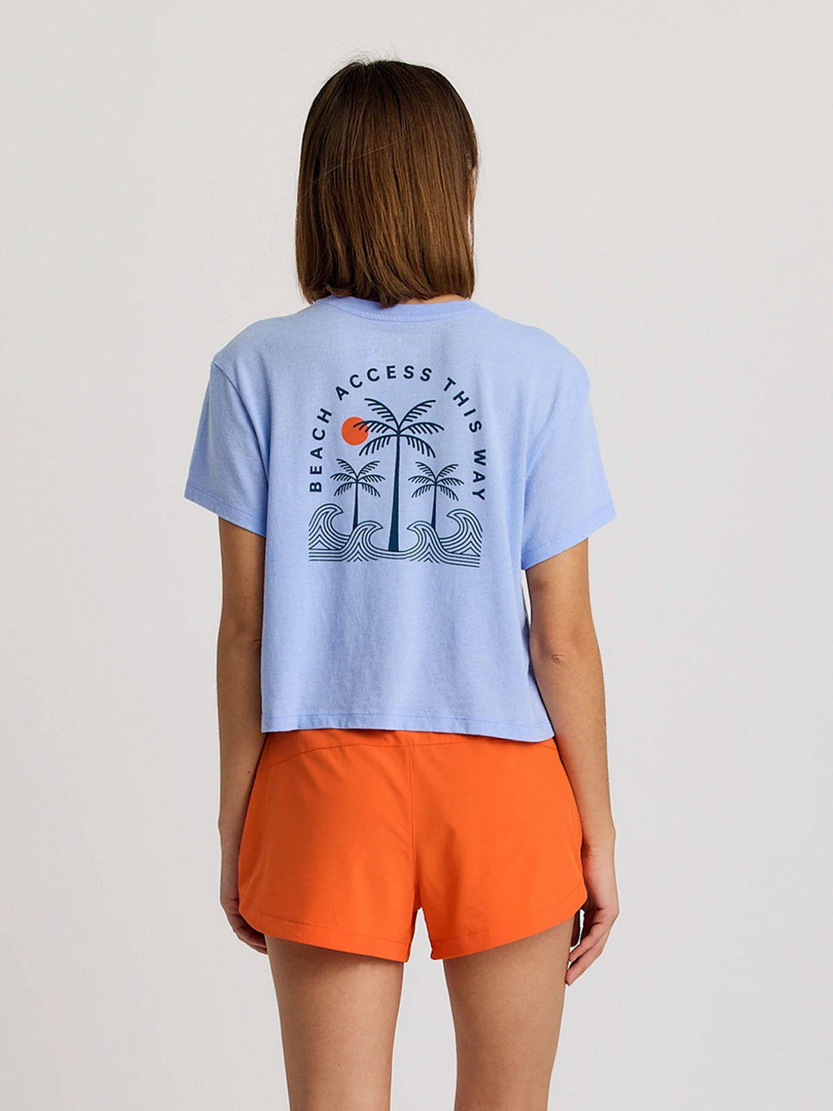 Only a Few Left – Order Now!Women's Beach Access Tee - Heather Lavender