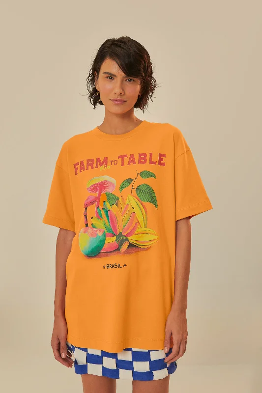 Shop Before It’s Gone!Orange Farm Rio To Table Organic Cotton T-Shirt