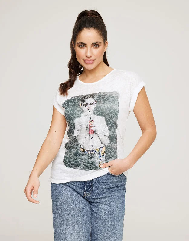 Exclusive Offers You’ll Love!Camiseta Manga Corta Blanca - Piloca