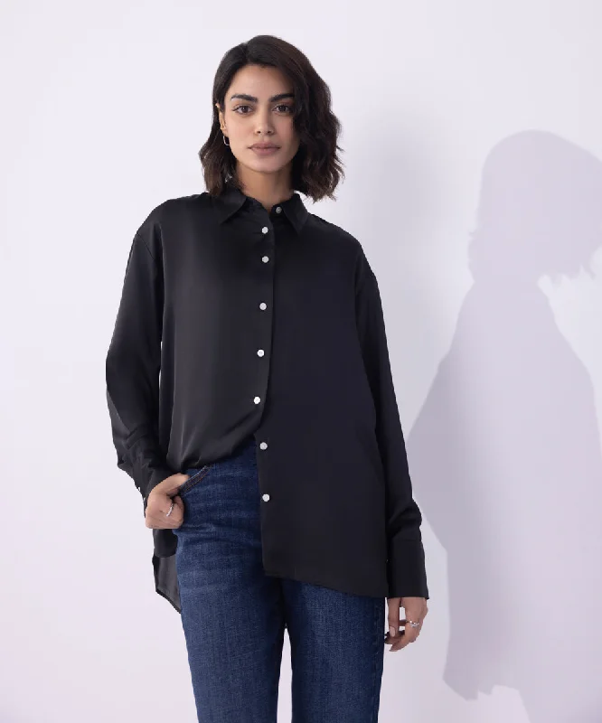 Exclusive Offers You’ll Love!Satin Button Through Shirt