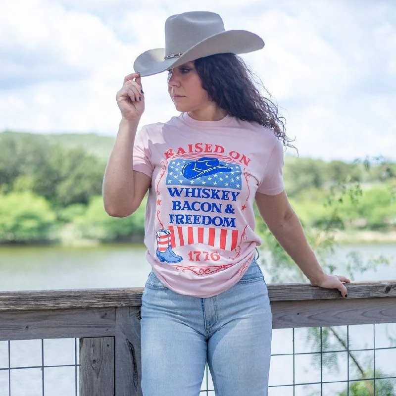Best Price of the Season!Women's Raised Right Boyfriend Fit T-Shirt - Light Pink