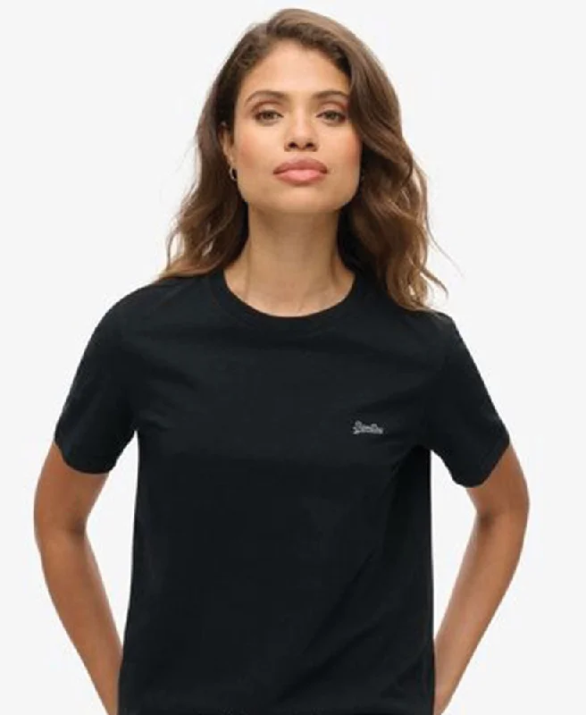 Your Discount is Waiting!Essential Logo Emblem Tee | Black
