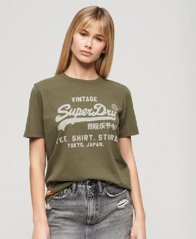 Buy More, Pay Less!Vintage Logo Heritage Relaxed T-Shirt | Khaki Marle