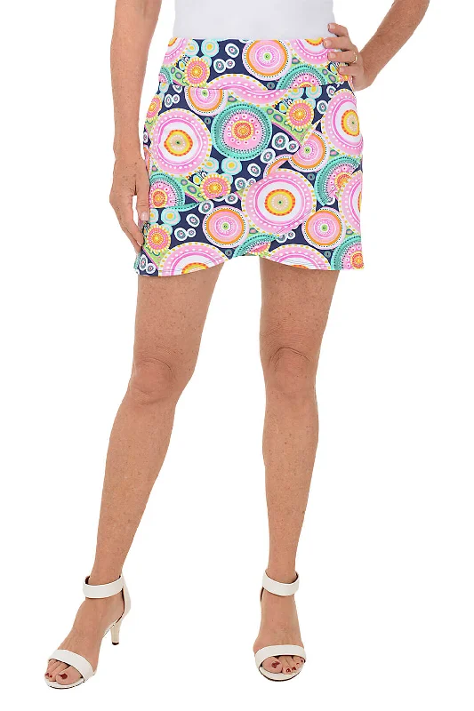 The Best Sale of the Year!Navy Leona Mandala UPF50+ Layered Skort
