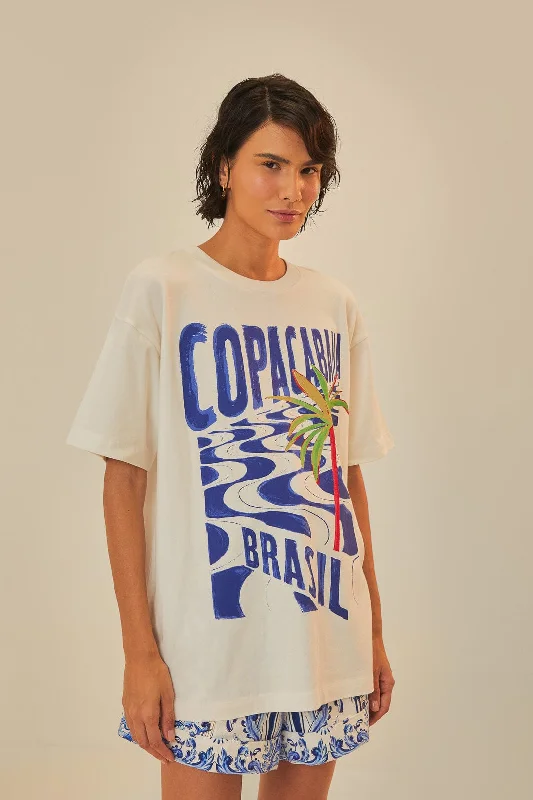 Hot Deals You Can’t Resist!Off-White Copacabana Organic Cotton Relaxed T-Shirt