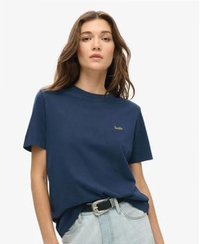 Today Only – Don’t Miss It!Essential Logo Emblem Tee | Richest Navy
