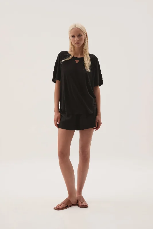 Exclusive Offers You’ll Love!Palm Curved Hem Tee