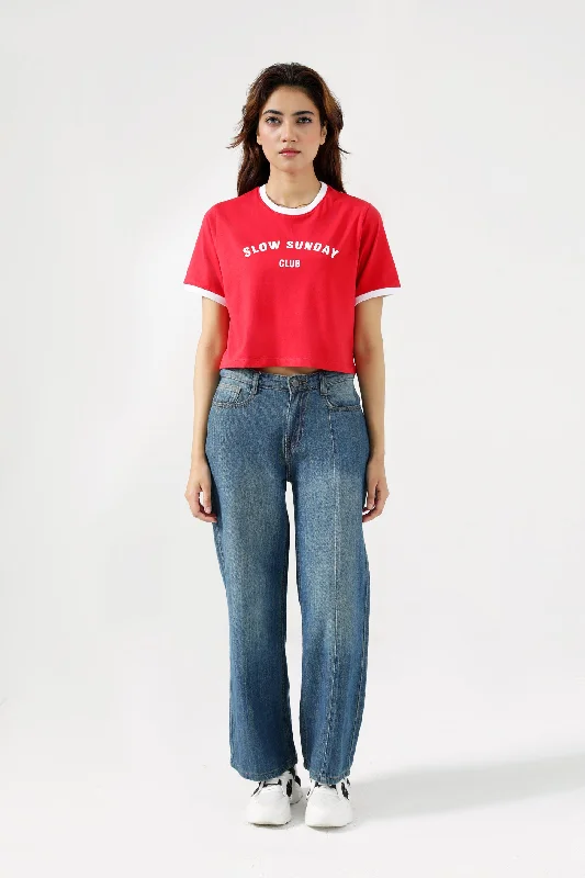 Every Deal is a Steal!CROPPED GRAPHIC TEE
