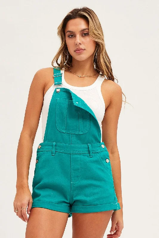 Snag the Best Prices Now!Green Denim Overall