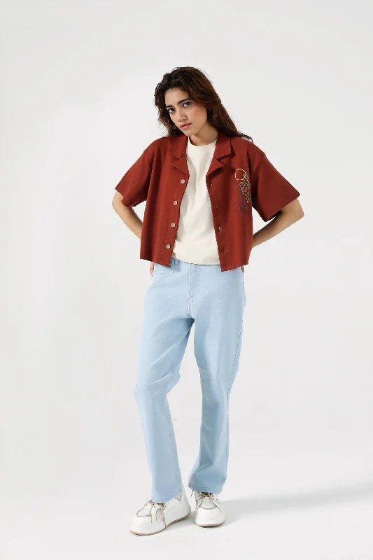 One Day Only – Huge Savings!GRAPHIC KNITTED TOP
