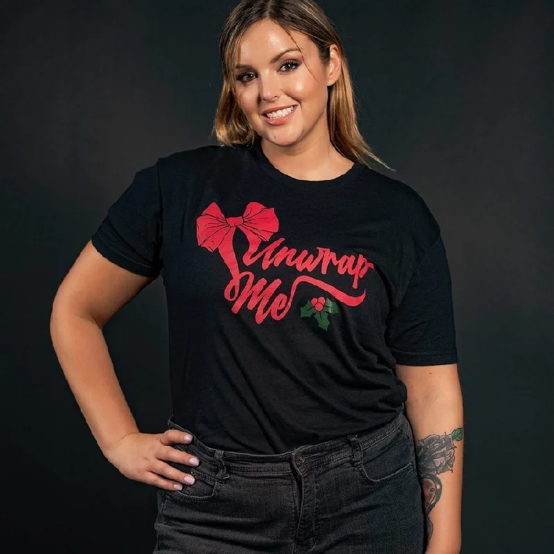 Shop Smart, Save Big!Women's Unwrap Me Boyfriend Fit T-Shirt - Black