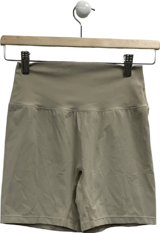 Save More When You Shop More!luxe to kill Cream Stone Gym Shorts UK S