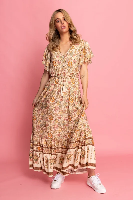 Sierra Maxi Dress Viscose Boho