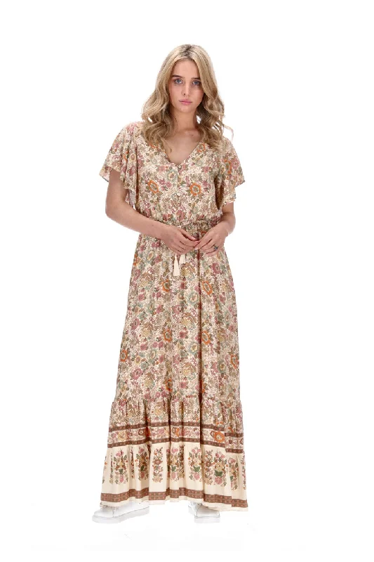 Sierra Maxi Dress Viscose Boho