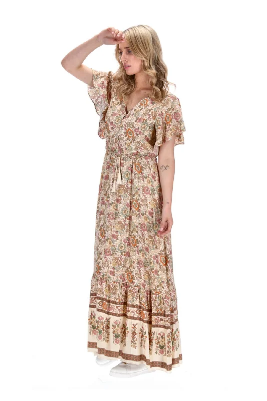 Sierra Maxi Dress Viscose Boho