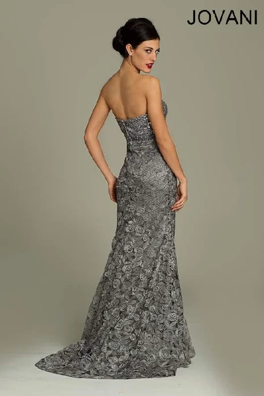 Jovani 78203 Long Formal Prom Strapless Dress