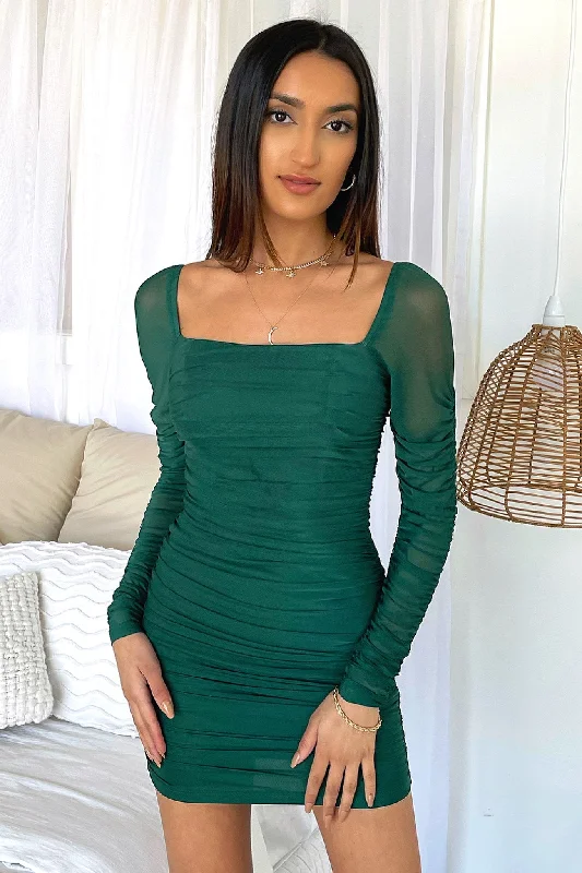 Mist Dress - Emerald