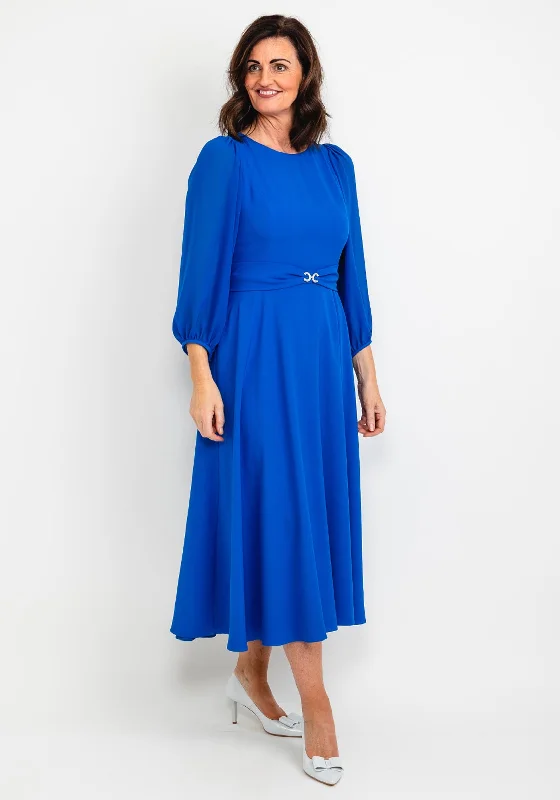 Claudia C Renoir A-Line Maxi Dress, Royal Blue