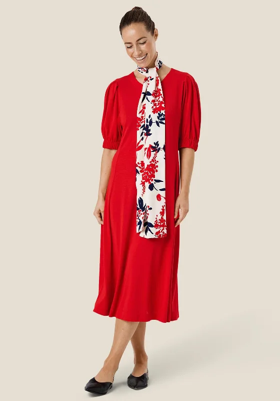 Masai Nalan Jersey Midi Dress, Goji Berry