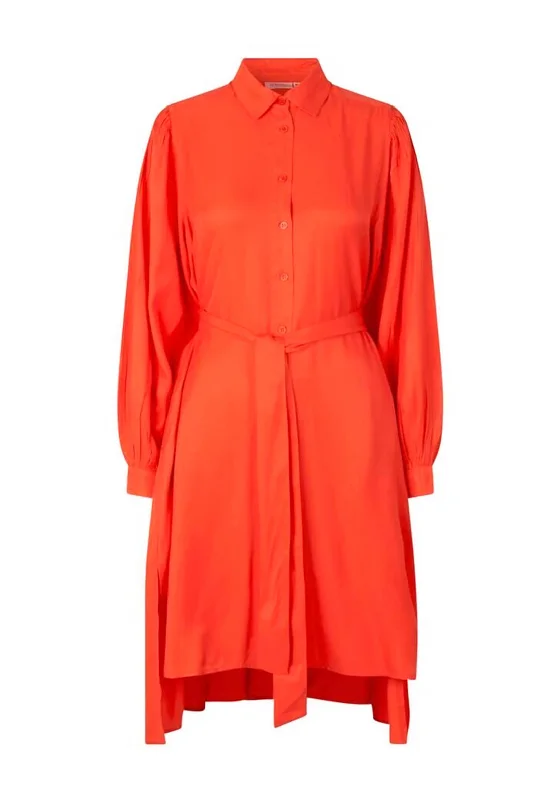 Masai Nydema Shirt Dress, Red Clay