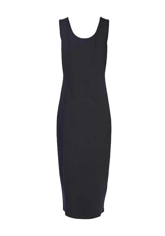 Naya Basic Sleeveless Dress, Black