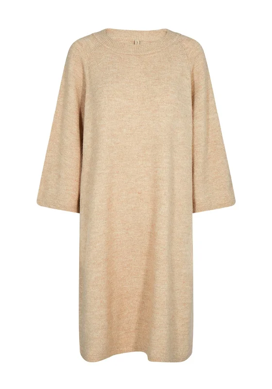 Soyaconcept Nessie Oversize Jumper Dress, Sand