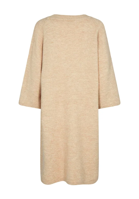 Soyaconcept Nessie Oversize Jumper Dress, Sand