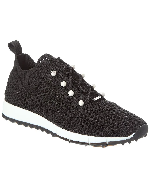 Jimmy Choo Veles Crochet Knit Sneaker