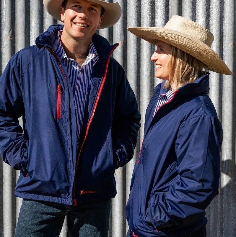 Unisex Cobalt/Red Coat