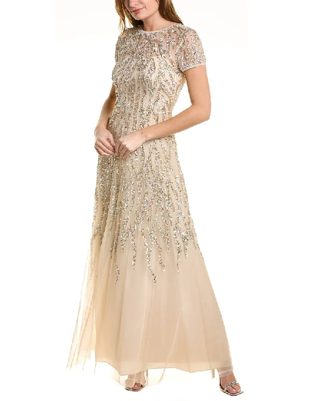 Today Only – Don’t Miss It!Aidan Mattox Beaded Ball Gown