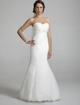 Price Drop Alert!David's Bridal Mermaid Sweetheart Lace Dress